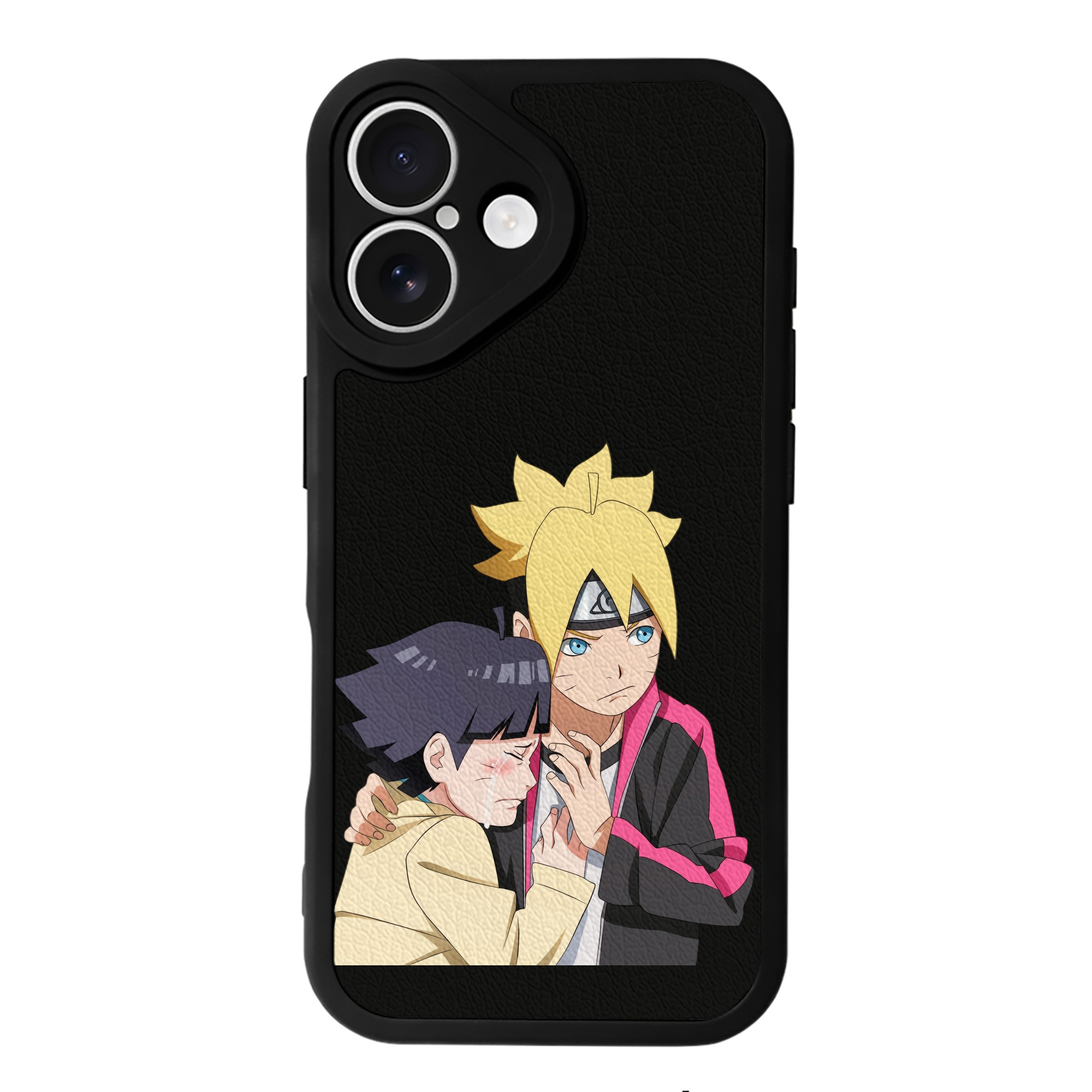 （画像用） NARUTO -ナルト- うずまき ボルト Uzumaki Boruto 【iPhone 16シリーズ対応】シリコンスマホケース（レザー調） 材質：シリコン